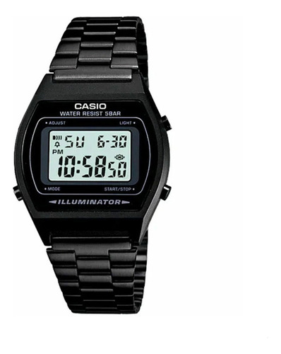 Reloj Casio Unisex Digital Timer Acero Inoxidable B-640wb