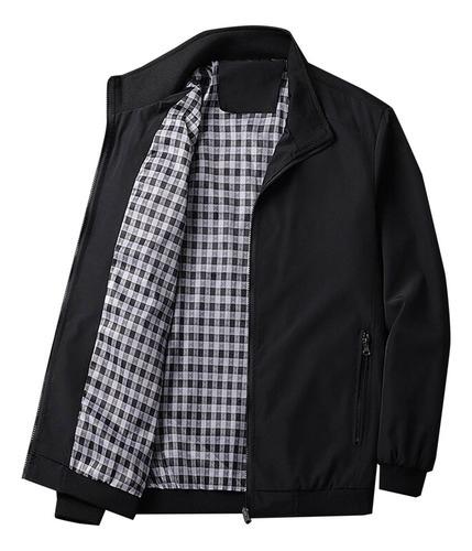 Blusas Masculinas Coloridas Com Zíper E Bolsos De Manga Comp