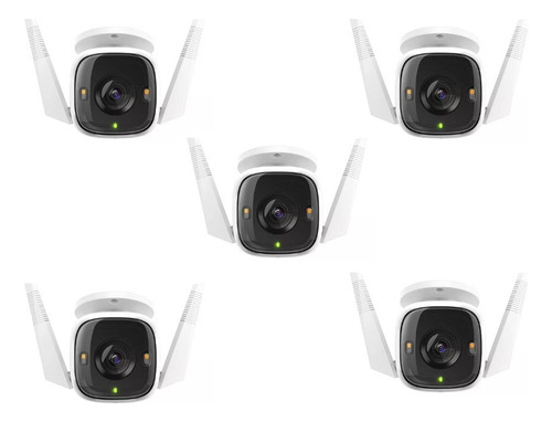 5 Cámaras Tp-link Tapoc320ws Wifi Ext Noche 360° Audio 2k