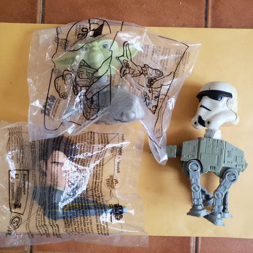 3 Figuras De Mcdonalds, Star Wars