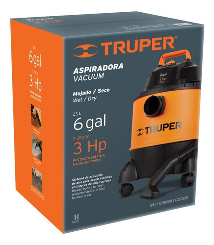 Aspiradora 6 Galones - Truper 12092