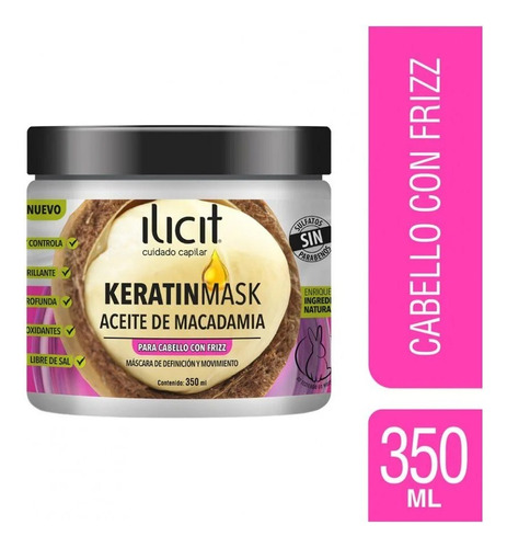 Keratin Mask Aceite De Macadamia 350 Ml