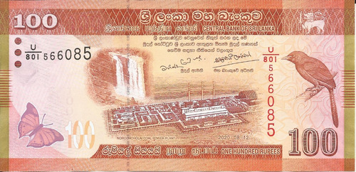 Sri Lanka 100 Rupias 2020