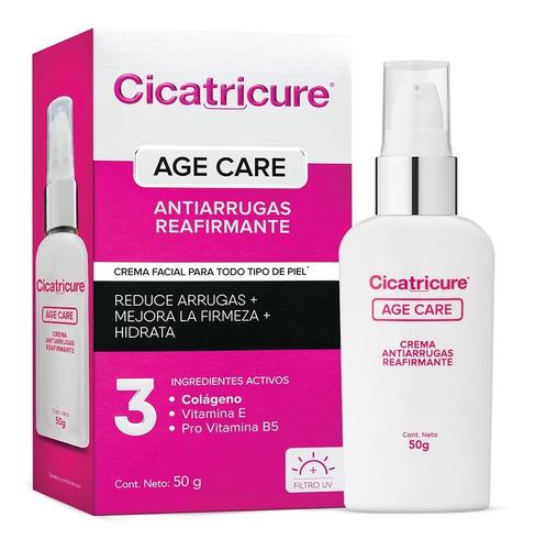 Cicatricure Age Care Crema Antiarrugas Reafirmante 50g. Cicatricure Anti Edad