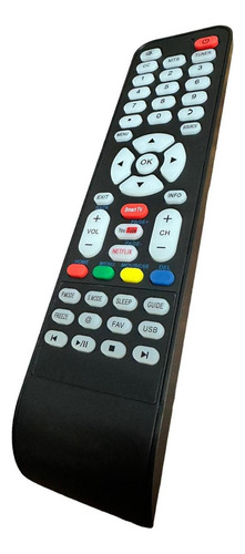 Control Letras Azules Compatible Con Atvio Smart Tv