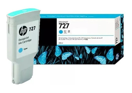 Tinta Hp 727  F9j76a Cyan 300ml Dj T1500/t920/t2500