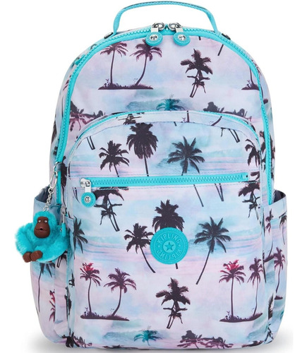 Mochila Kipling Seoul Portalaptop 15  Shadow Palm Prt