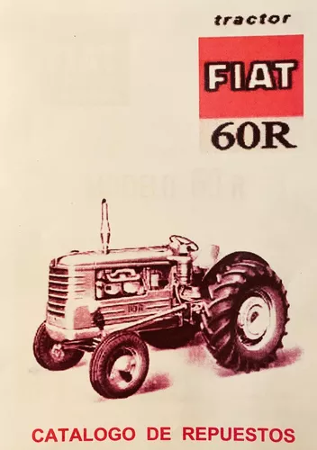 cultura Brutal combinar Manual De Repuestos Tractor Fiat 60r | MercadoLibre