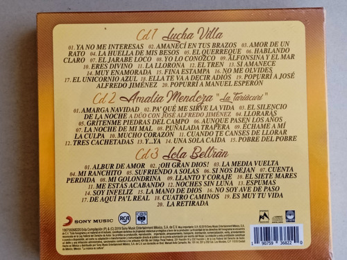 Dos Siglos De Musica Amalia Mendoza/lucha Villa/lola Beltran (Usado)