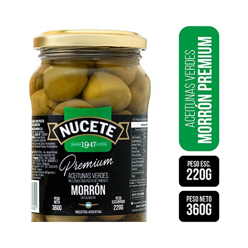 Imagen 2 de 7 de Combo Aceitunas Descarozadas + Rellenas Morron + Cebollitas