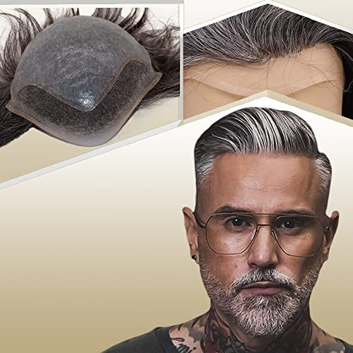 Lishy Mens Toupee European Human Hair Replace For Men Tbrso