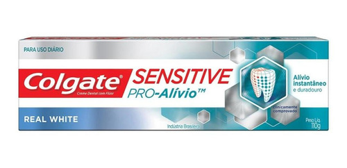 Creme Dental Colgate Sensitive Pro-alívio Real White 110g