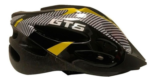 Capacete Ciclista Bike Ciclismo Adulto Tamanho Regulável Cor Amarelo Tamanho M-52 ao 58cm