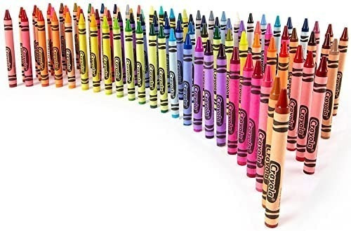 Crayones Marca Crayola 64 Unidades Surtido Oferta Colegio