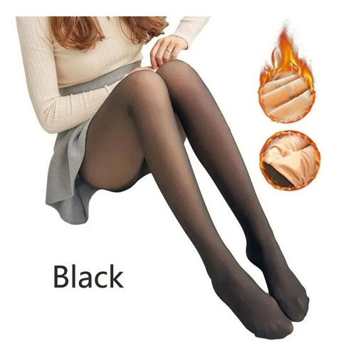 Medias De Invierno Forradas De Lana I Para Mujer, 220 G