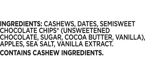 Larabar Masa Para Galletas Con Chispas De Chocolate, Barras