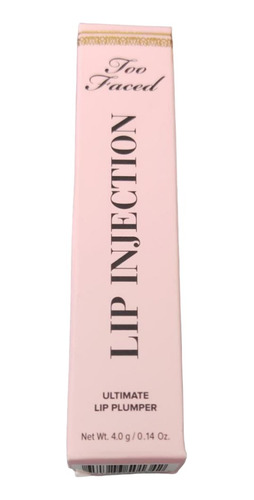 Too Faced Lip Injection Ultimate Lip Plumper, cor rosa claro