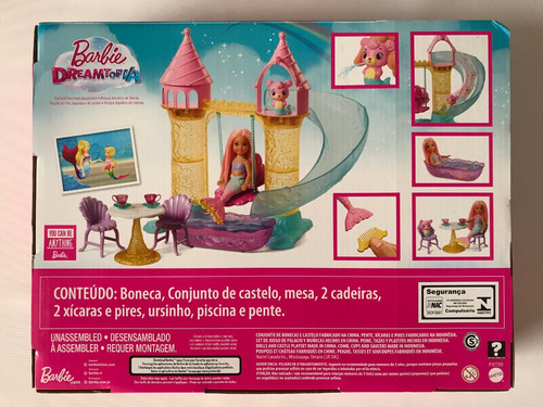 Barbie Sirenita Stacie Dreamtopia Stacy Sirena Y Tobogan Mat (Usado)