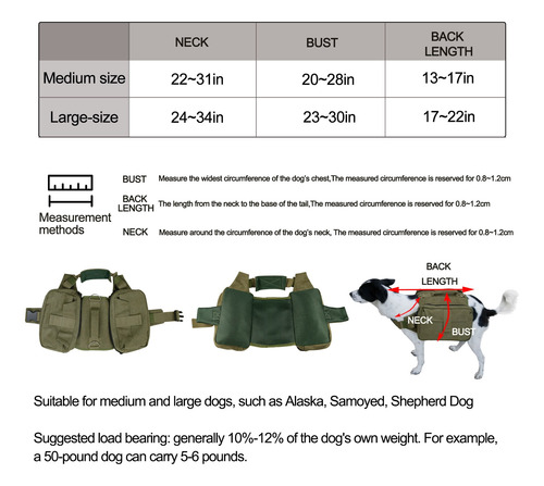 #nylon Mochila Para Cães Mochila Tática Para Animais De
