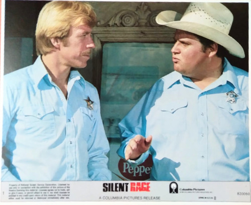 Chuck Norris Lobby Cards Originales  Silent Rage