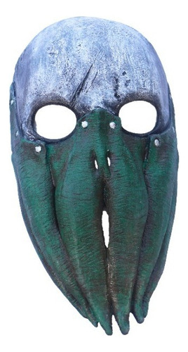 Máscara Monstruo Del Pantano Urban Mask Para Halloween Color Gris