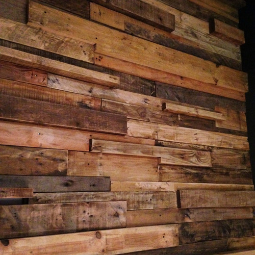 Reclaimed Pallet Wood Wall Cladding 