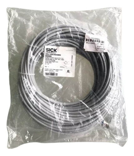 Sick Dol-1204-w25mni Cabo Com Conector Femea Angular M12