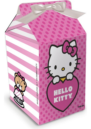 Caixa Milk ( Tema: Hello Kitty ) - Contém 8 Un. Licenciada