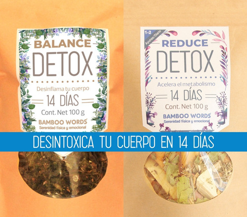 Plan Detox Tisana 28 Días Con Muitle - Desinflama Tu Cuerpo
