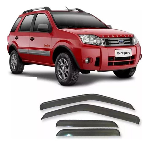 Deflector Ecosport 2003 2012 Ventanilla Adhesivo X4 Oriyinall