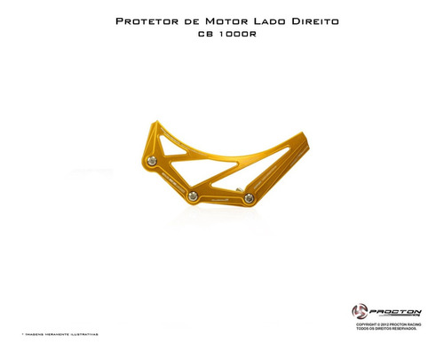 Protetor Para Motor Procton Racing Cb 1000r Anos 2011 A 2024