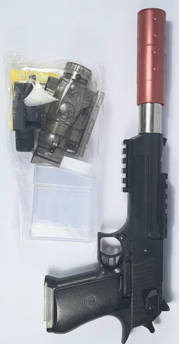 Pistola Desert Eagle Hidrogel Manual. Juguete 15 M