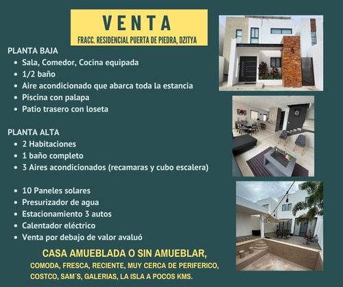 Venta De Casa En Merida Yucatán Zona Norte