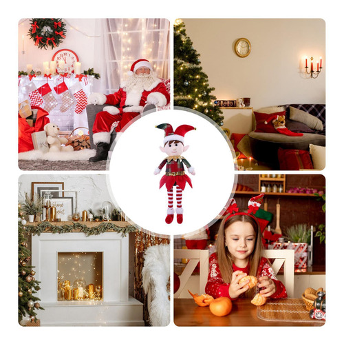 Muñeca Navideña De Pierna Larga Muñeca De Navideños De