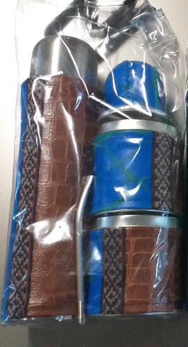 Set Matero Varios Diseños Termo 1 Litro Mate Accesorios