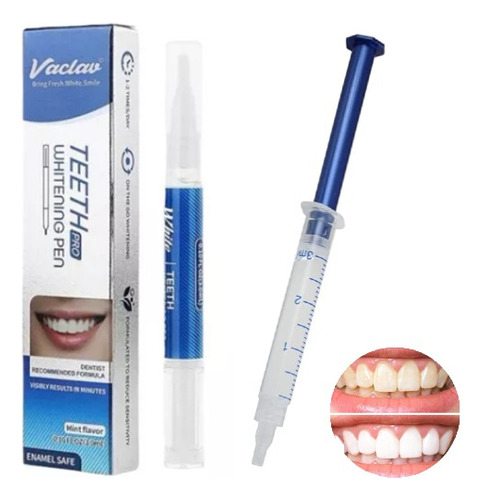 Banqueador Dental Lapiz + Jeringa Blanqueamiento White Dient