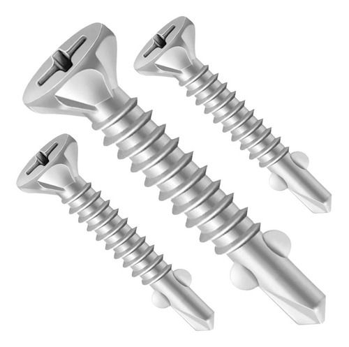 Tornillo T2 Punta Mecha Aletado 8 X 1-1/4 Durlock Pack 100u