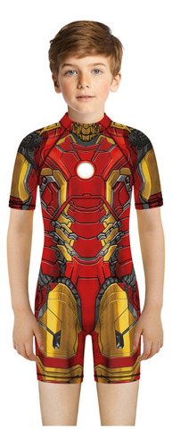 Traje Baño Completo Marvel Unisex Playa Aironman Origen