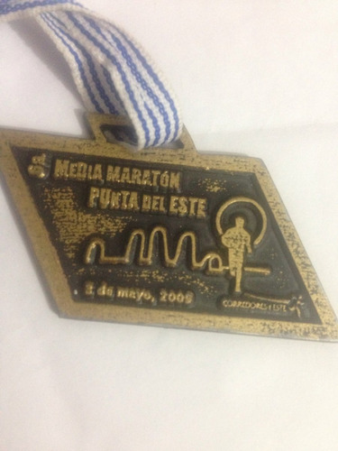 Medalla De La 6ta Media Maratón De Punta Del Este Año 2009