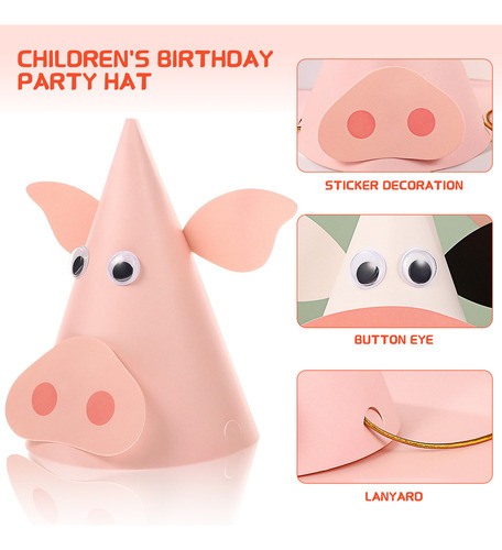 Gorro De Cumpleaños For Bebé Animal 5