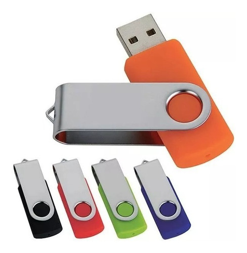 Pendrive Flash Drive 64gb Giratorio Usb Computación Ultra