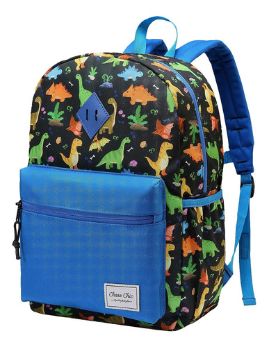 Mochila Escolar Chase Chic Impermeable Con Diseno Dino