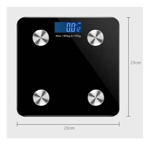 Balanza Pesa Báscula De Baño Digital Inteligente Bluetooth