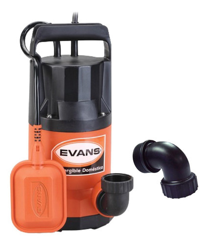 Bomba Sumergible Para Cisterna 1/2 Hp 110v Sla1.5me050 Evans