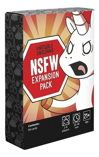 Juego De Mesa Unstable Unicorns Nsfw Expansion