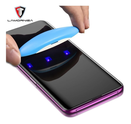 Mica Curva Glue Y Uv Para Samsung S10 Plus