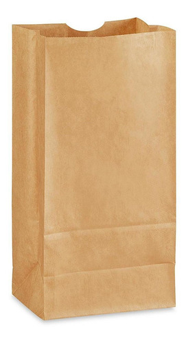 Bolsas Recicladas - 15x10x31cm, #8, Kraft - 1,000/paq