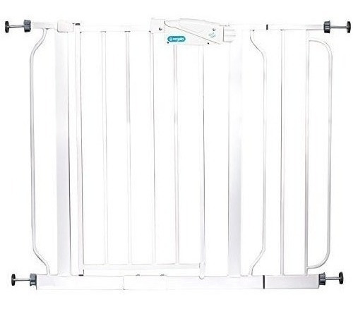 Regalo Easy Step  Puerta Extra Ancha De Paso De Metal Blanco