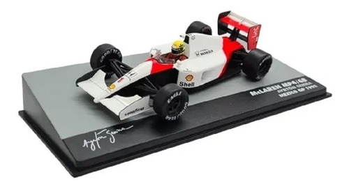 Miniatura Mclaren Mp4/6b 1992 Ayrton Senna Escala 1/43 