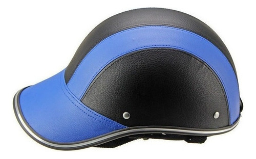 Gorra Motocicleta Medio Casco Montando Sombrero De Béisbo A